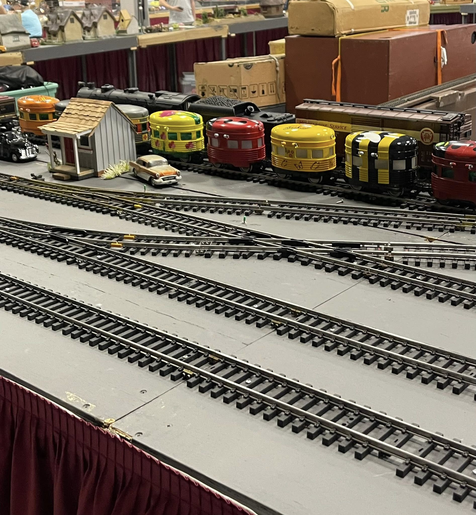Colorful streetcar collection